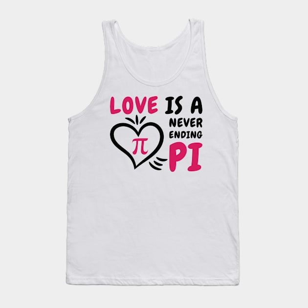 Pi Day Love Pi Symbol Mathematics Number Tank Top by Tom´s TeeStore